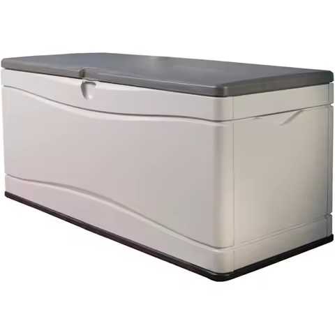 60012 Extra Large Deck Box, 130 Gallon, Desert Sand/Brown