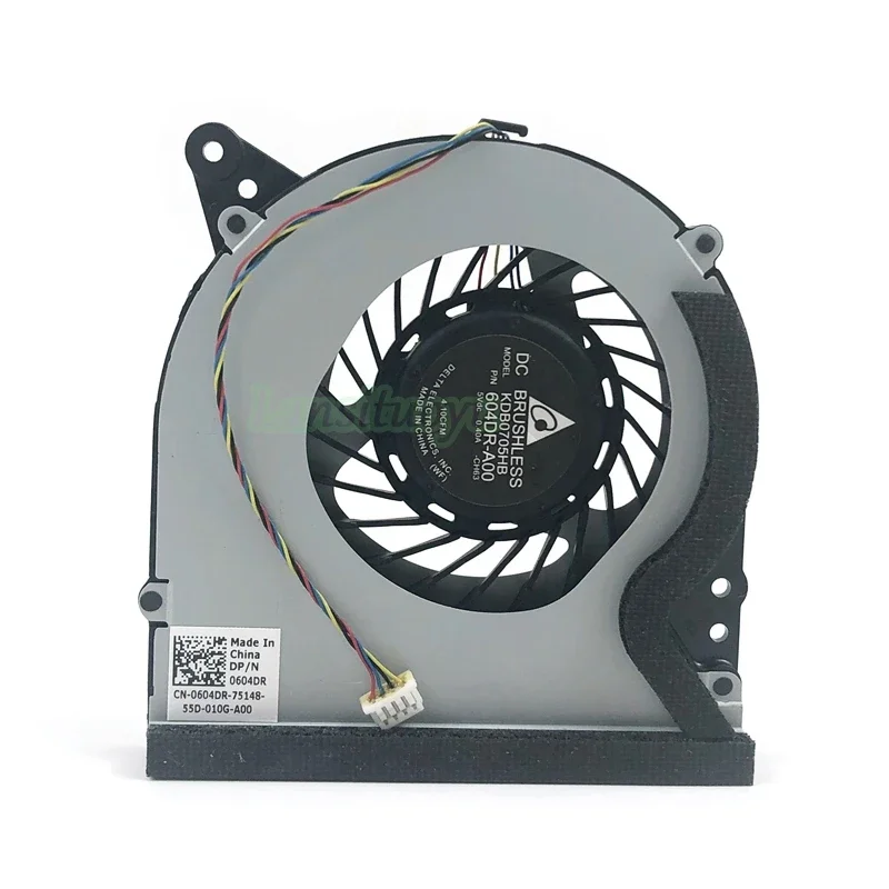 Nuevo ventilador de refrigeración Original para CPU de ordenador portátil para Dell XPS 18 1810 ventilador de refrigeración radiador 0604DR KDB0705HB CH63 5V 0.4A 4pin