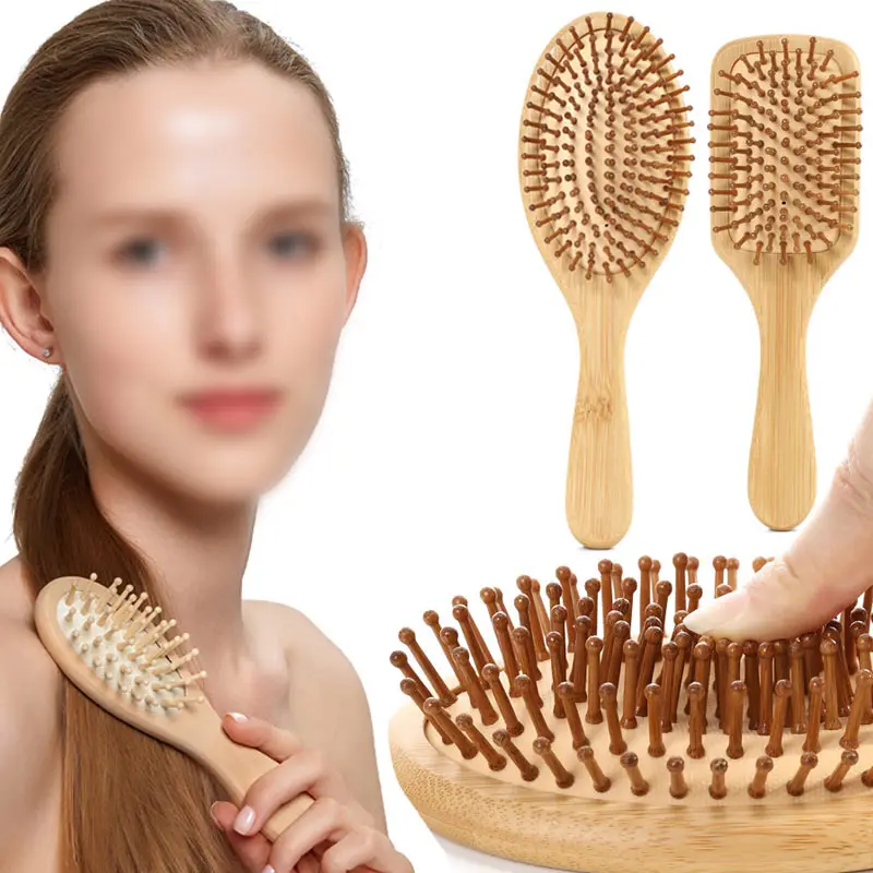 Dafang Board Bamboo Airbag Comb Elliptical Air Cushion Comb Scalp Massage Comb Hair Styling Comb