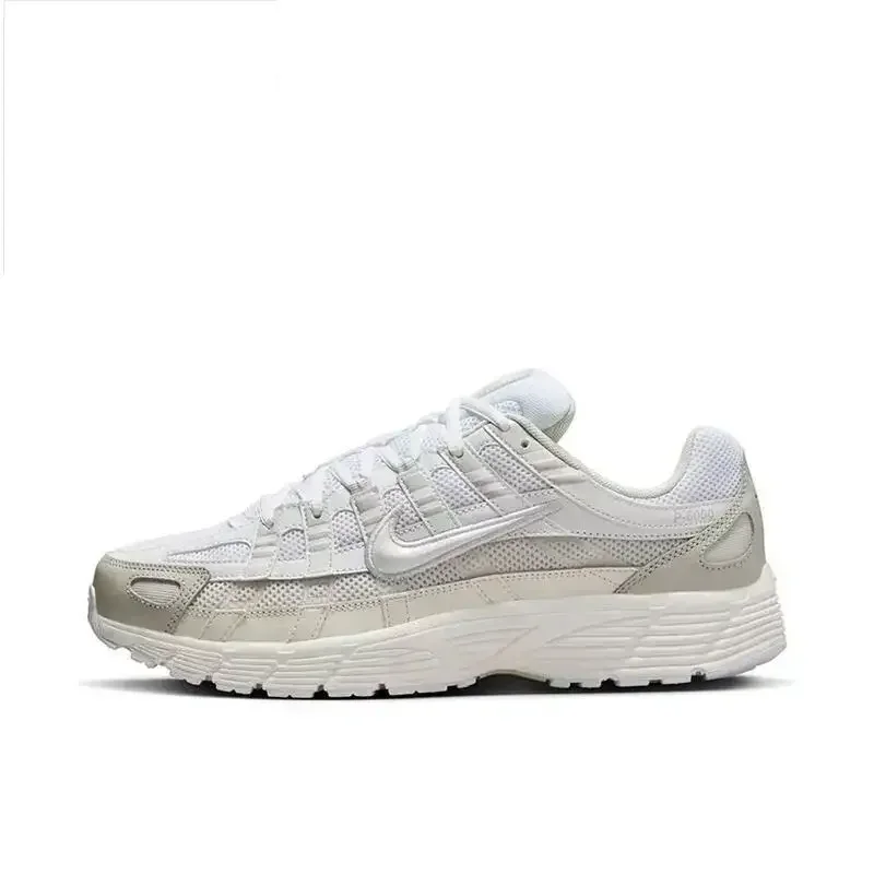 Nike P-6000 White Sail Vast Grey CV2209-111 Comfortable and Simple Low-top Training Running Shoes for Men and Women