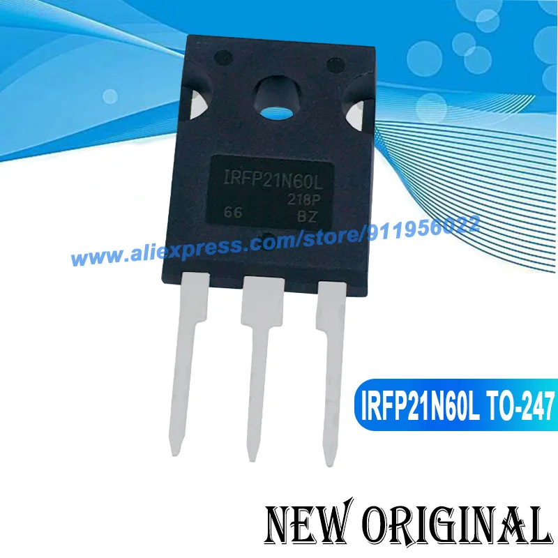 (5 Pieces) IRFP21N60L  TO-247 600V 21A / IRFP4232  250V 117A / IRFP4468  100V 290A / IRFPS38N60L  600V 38A TO-247