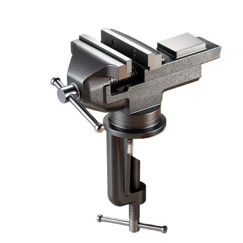 

Мини-настольный тиски, универсальный небольшой многофункциональный домашний деревообрабатывающий приспособление с настольным зажимом с плоскими губками