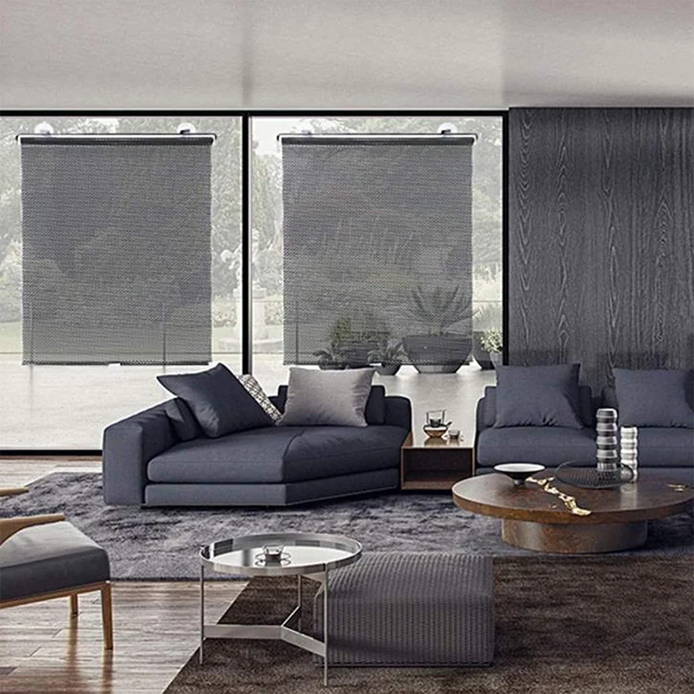 Universal Sunshade Roller Blinds Curtains Retractable Heat Insulation And Shading Curtain Suction Cup Window Sun-shading Curtain