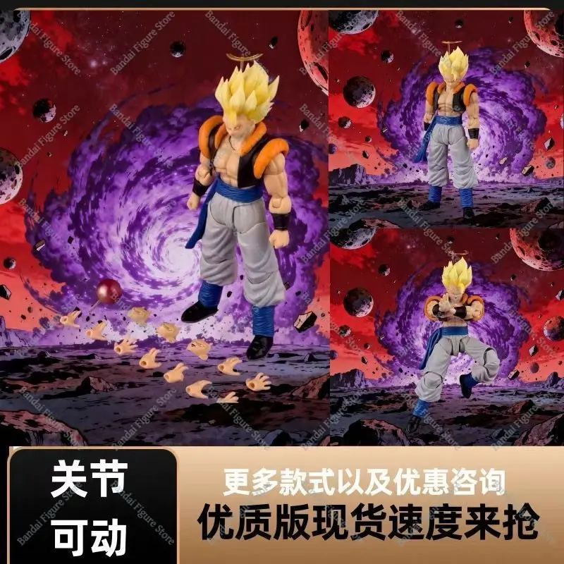 In Stock Shf Dragon Ball Z Super Saiyan Son Goku Gogeta Trunks Ect Legendary Action Figure Pvc Movable Anime Super Figure Models view 3