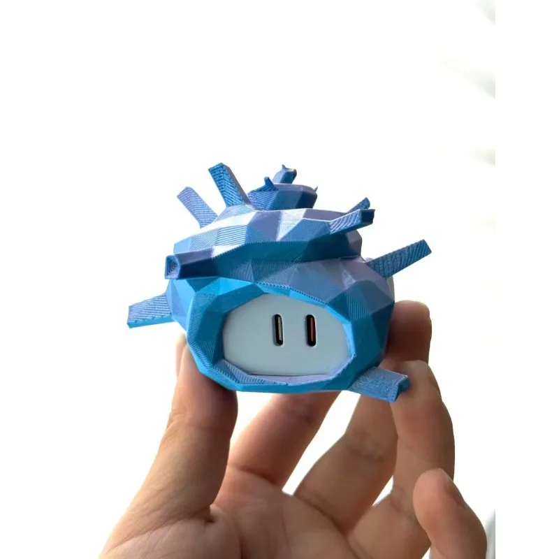 

Splatoon Super Salamander, 30 Вт, головка для быстрой зарядки, двойной порт C, подходит для мобильных телефонов Apple IPhone 16 Huawei Xiaomi