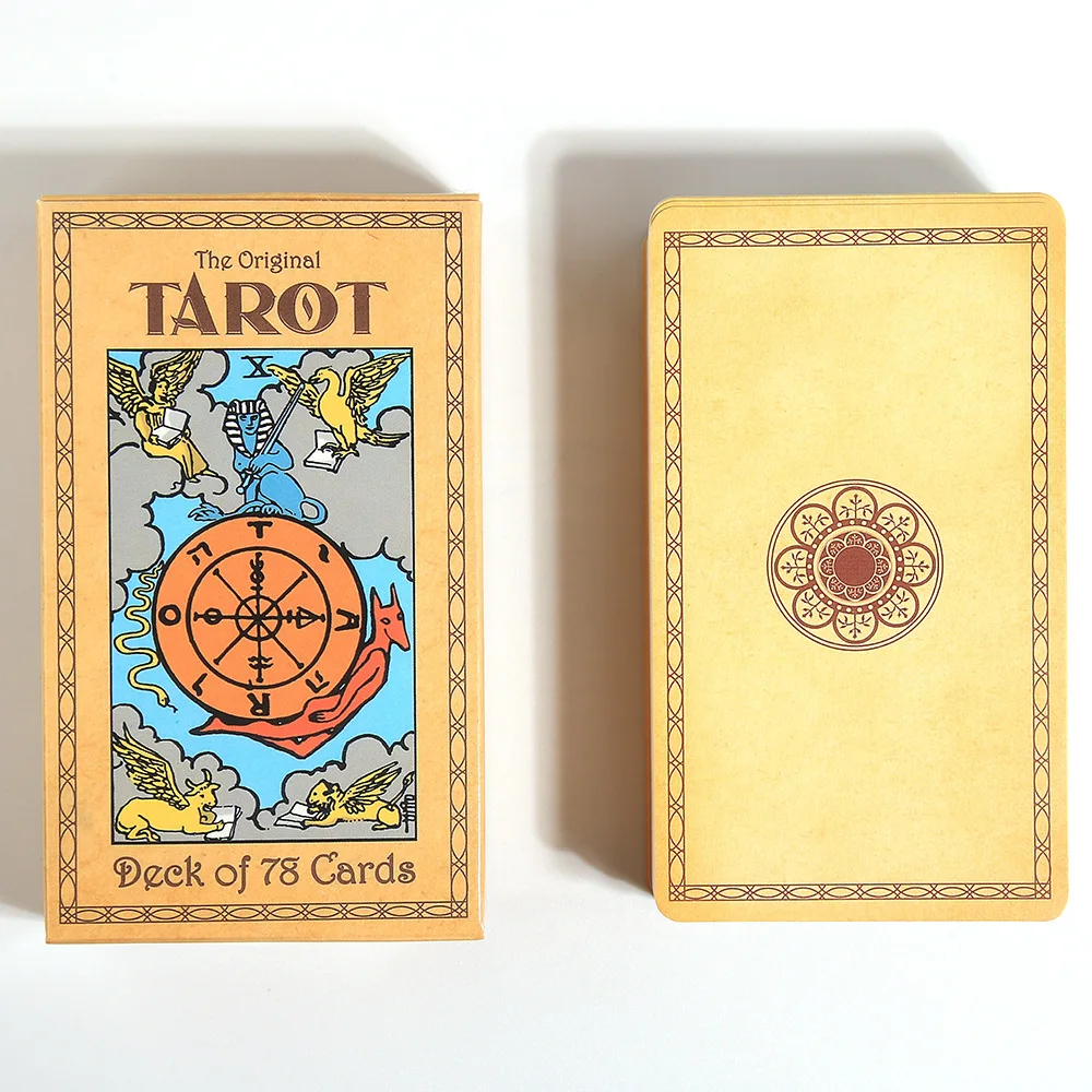 78 Karten/Deck traditionelle Tarot-Orakel karten für Anfänger, um die Wahrheits vorhersagen der Seele zu enthüllen Schicksal Board Runen Wahrsagerei Geschenke