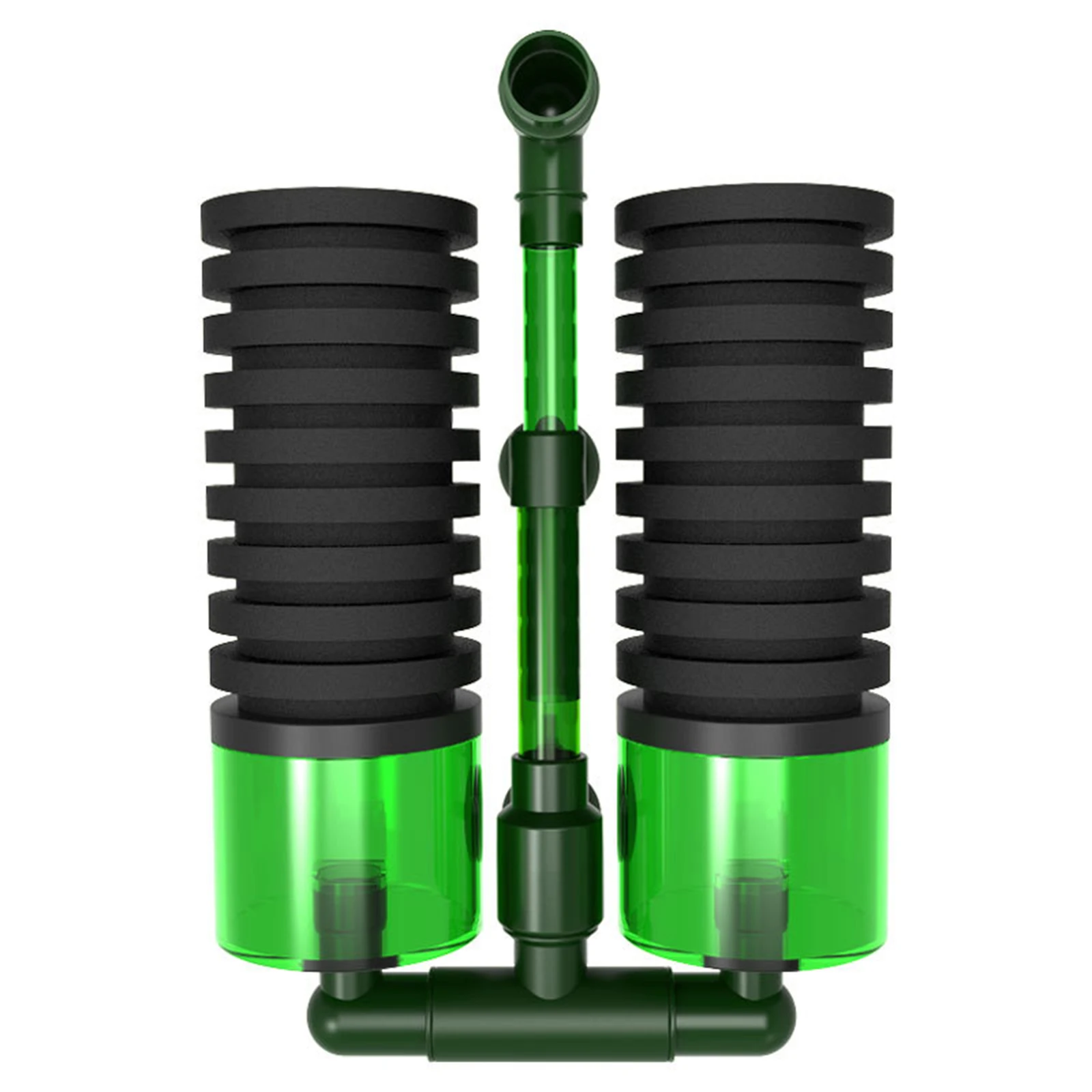 جهاز ترشيح خزانات الأسماك مضخة هواء لخزان الأسماك برأس مزدوج بدون ضوضاء لخزانات الأسماك ومرشحات تربية ملحقات تنظيف المياه