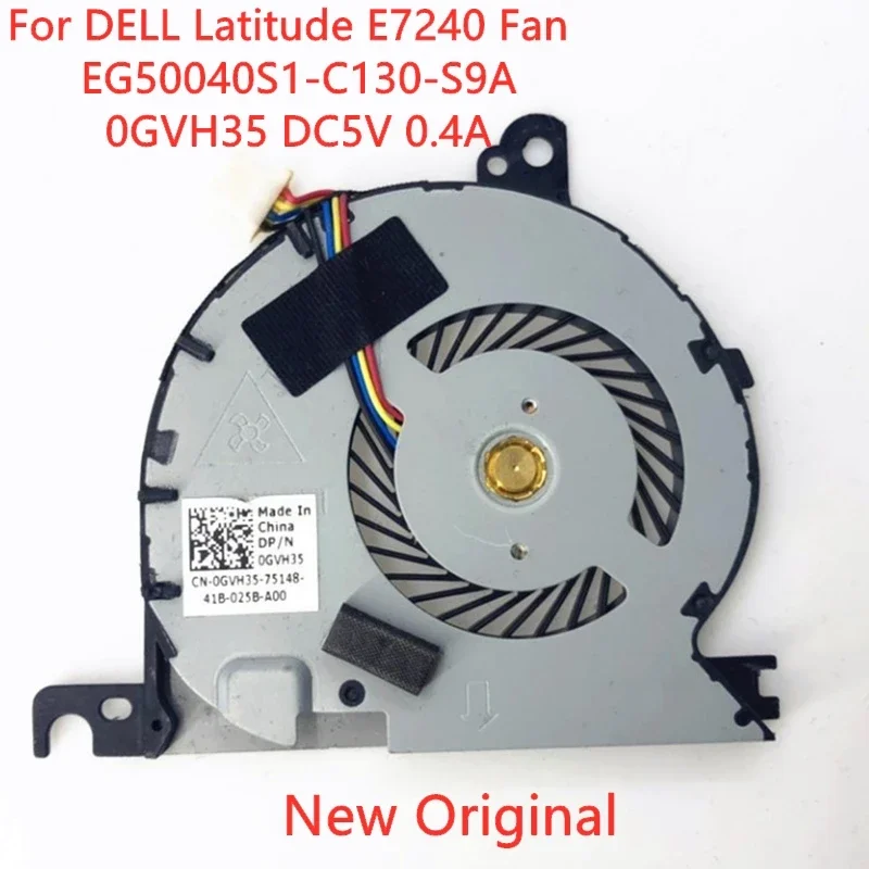 New Original laptop CPU cooling Fan For DELL Latitude E7240 Fan EG50040S1-C130-S9A 0GVH 35 DC28000D6SL DC5V 0.4A