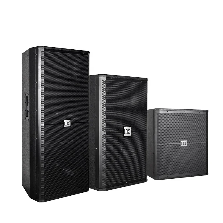 SRX725-P مكبر صوت احترافي مزدوج 15 بوصة 1300 وات 8 أوم للكاريوكي الخارجي