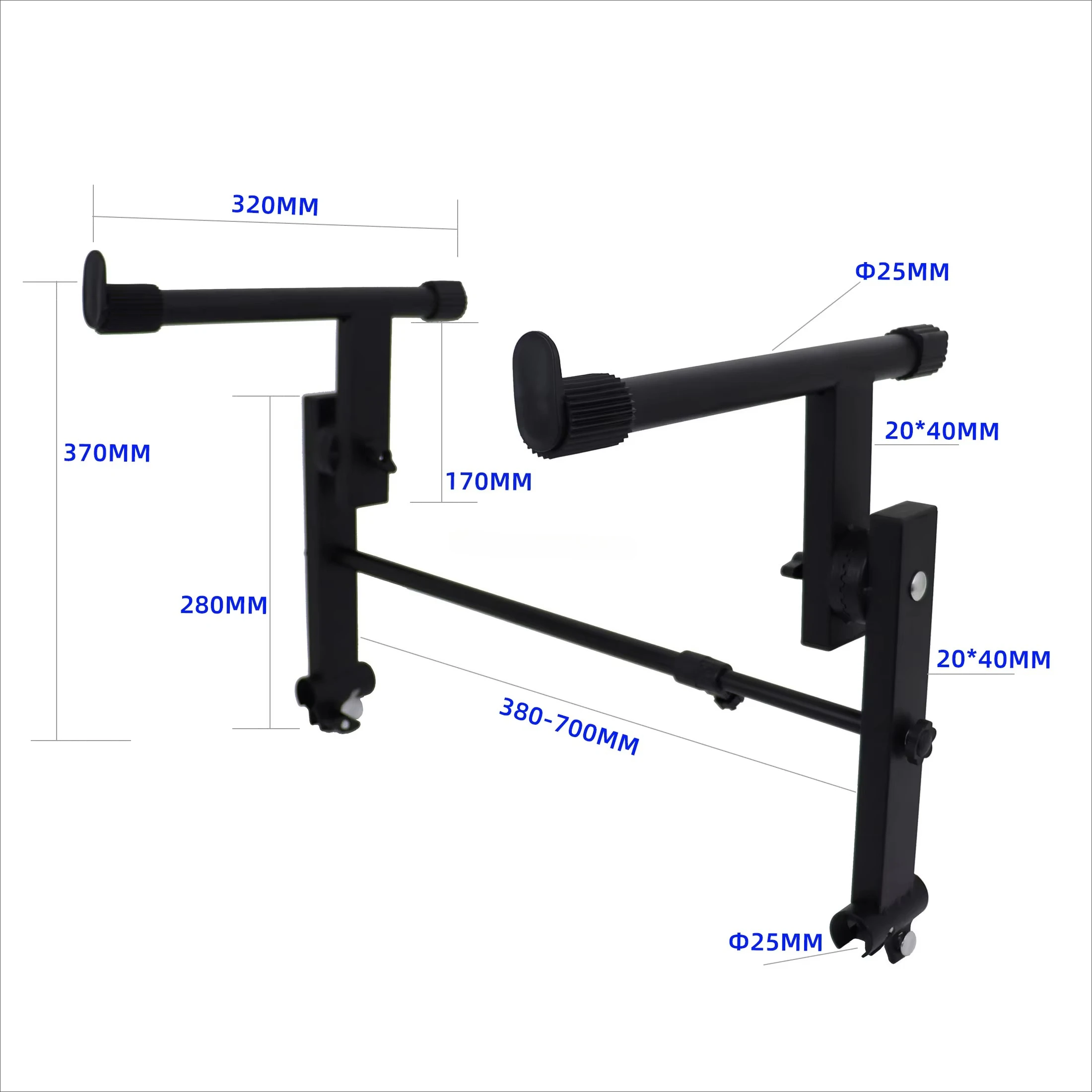 Adjustable Angle Shelf for Keyboard Stand
