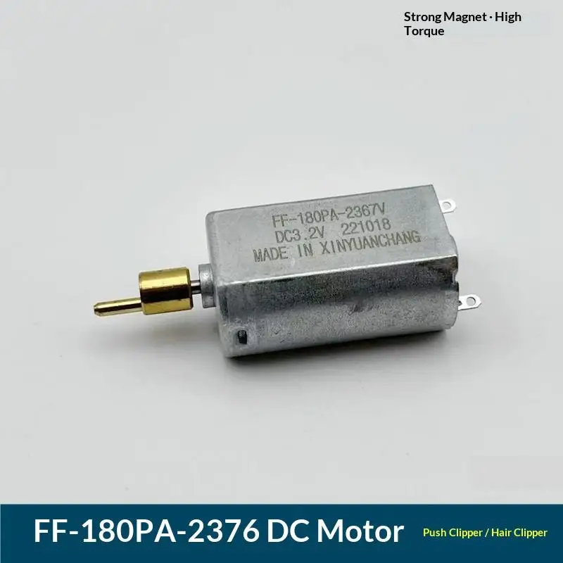 FF180PA-2376 DC Motor Strong Magnet High Torque 3V 3.2V 3.7V for Remote Control Toy Power Replacement
