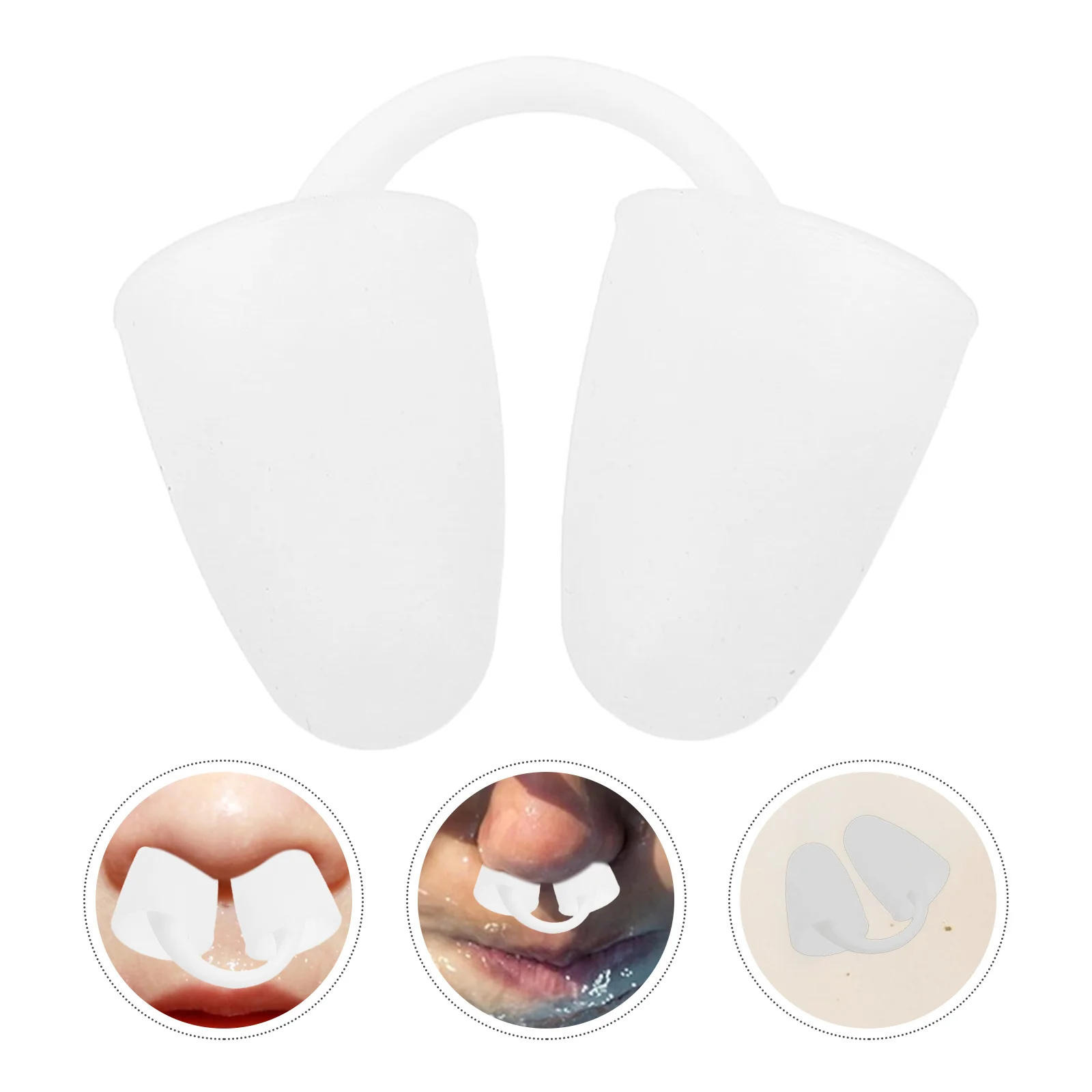 

Kids Silicone Waterproof Nose Plugs Soft Comfortable Swimming Nose Clips Secure Fit for Pool Training Swim Plugs for Kids