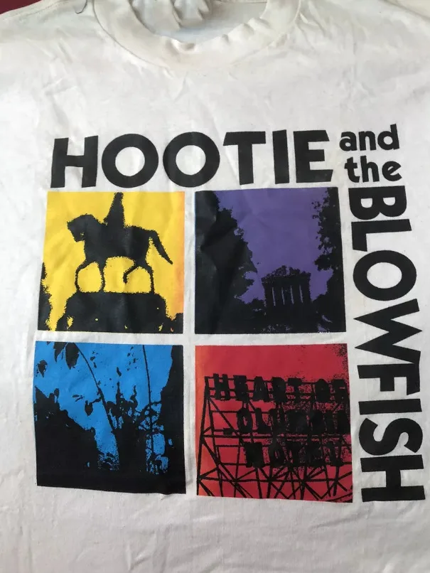 Vtg Hootie and the Blowfish Band Tour Cotton White All Size T Shirt AA1382