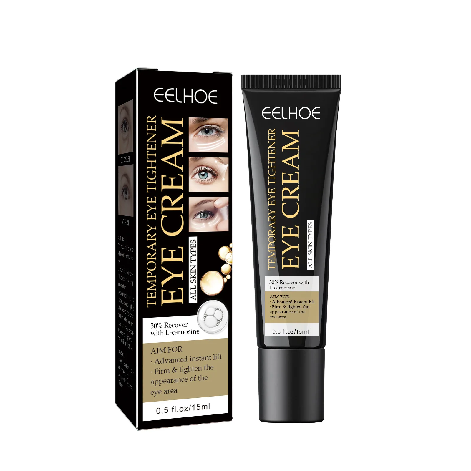 EELHOE Eye Firming Cream for Dark Circles Removal Anti Bags Under the Eyes Moisturizing Eye Contour Nourishing Eye Repair Cream