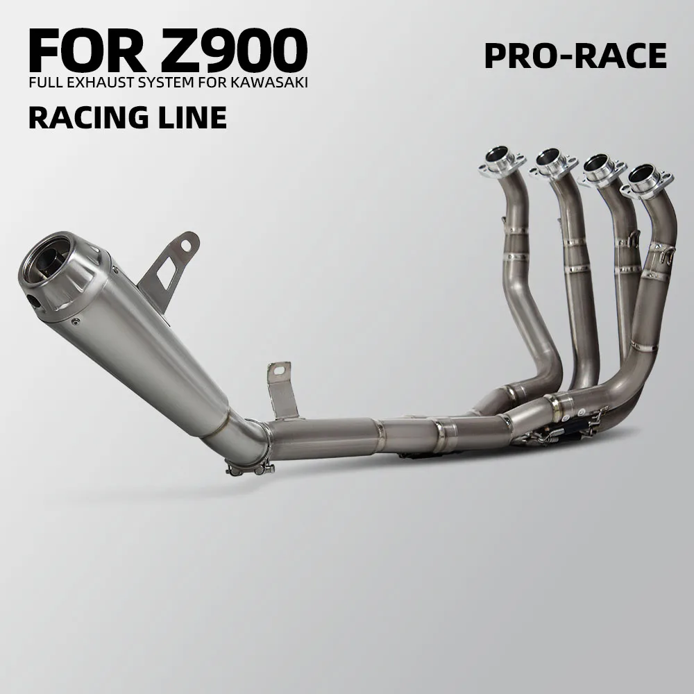 

For Kawasaki Z900 Z 900 17-25 Motorcycle Exhaust Full System Modify Titanium Manifold ARRO Slip on Line Muffler Escape Kit