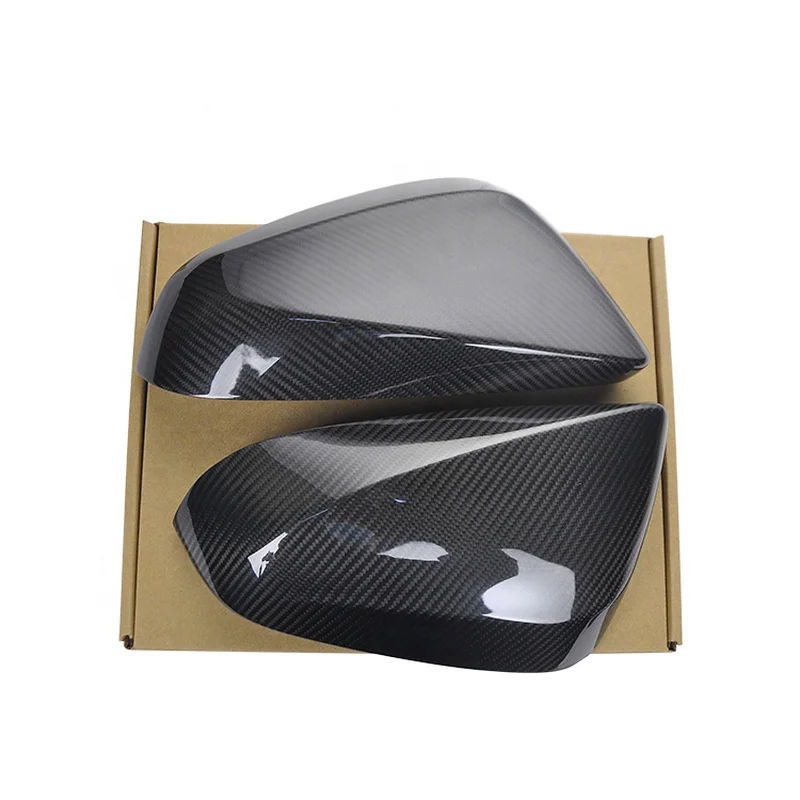 High Quality Dry Carbon Fiber Side Mirror Cover Fit RX350 RX450H NX200 NX300 LHD