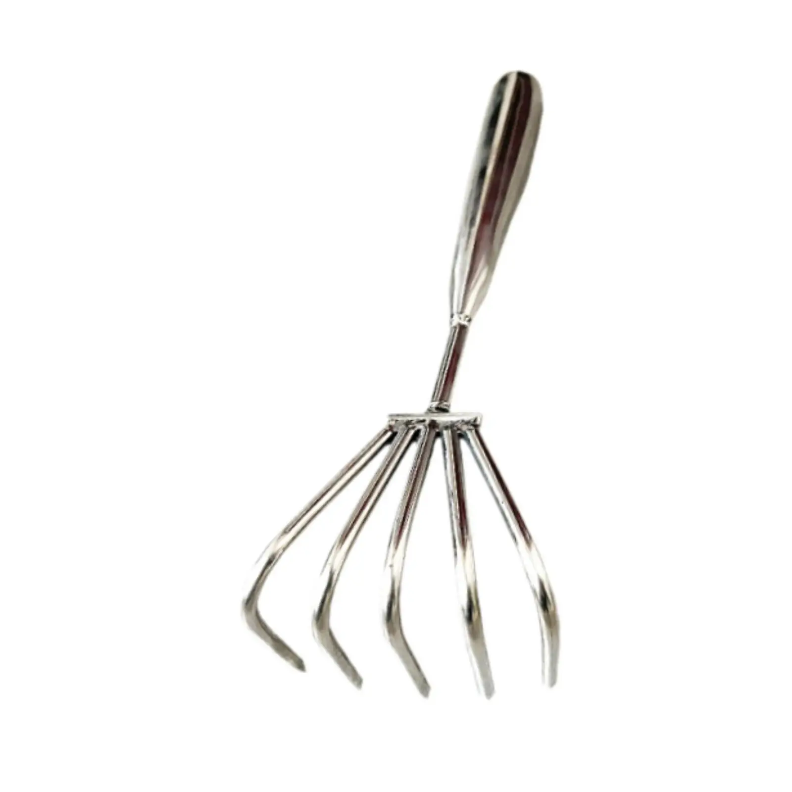 Clam Scraper Hand Rake Stainless Steel Claw Tool for Shell Digger and Beach Gardening Tasks