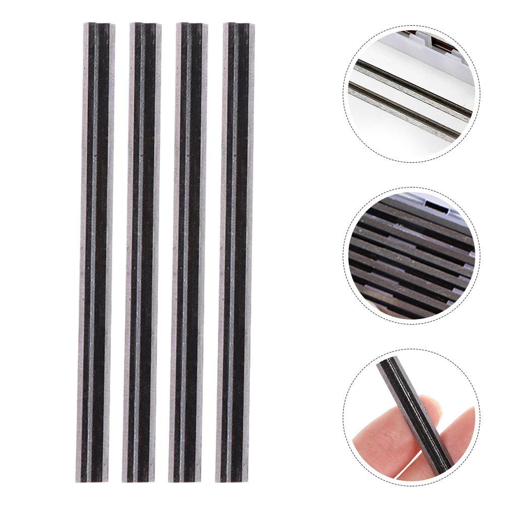 

1 set Softwood Planing Blades Sturdy Alloy Blades Reusable Durable Replacement Multi-Use Hardwood Cutting Efficient