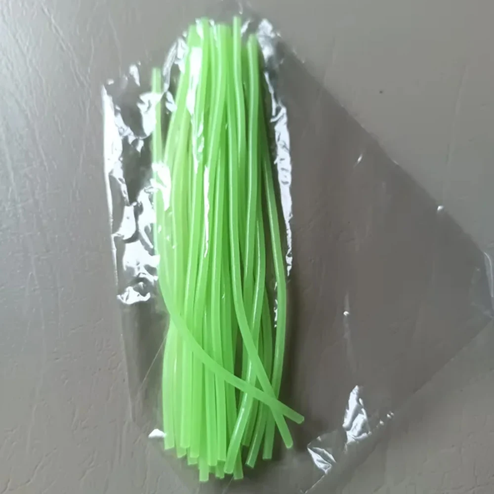 20 قطعة الصيد البحري مكافحة لف المطاط خرطوم ناعم 1.2 مللي متر/2 مللي متر مضيئة التوازن خط أنبوب موصل الأسماك معالجة أداة الملحقات