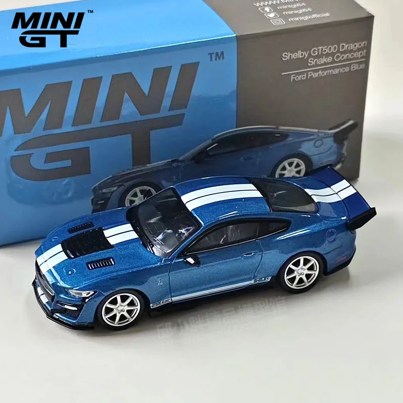 

MINI GT 1:64 #568 Ford Performance Shelby GT500 Dragon Snake Concept Diecast Model Race Car Kids Toys Gift