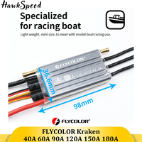 FLYCOLOR KREKEN Boat ESC 40A 60A 90A 120A 150A Waterproof 3-6S 6V/7.4V BEC 2-way 32-bit Brushless Speed Controller for RC Racing