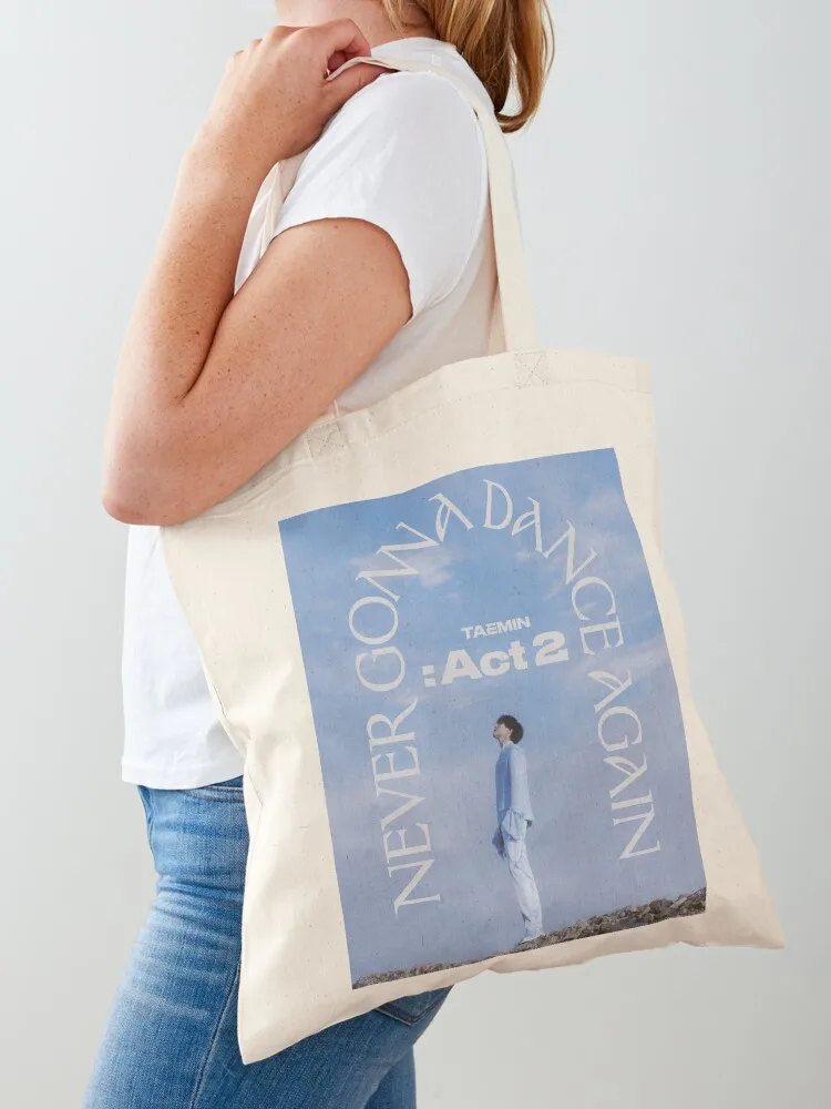 

SHINee TAEMIN NEVER GONNA DANCE AGAIN: ACT 2 - IDEA Tote Bag canvas bags Women's shopping bag sac pour femme