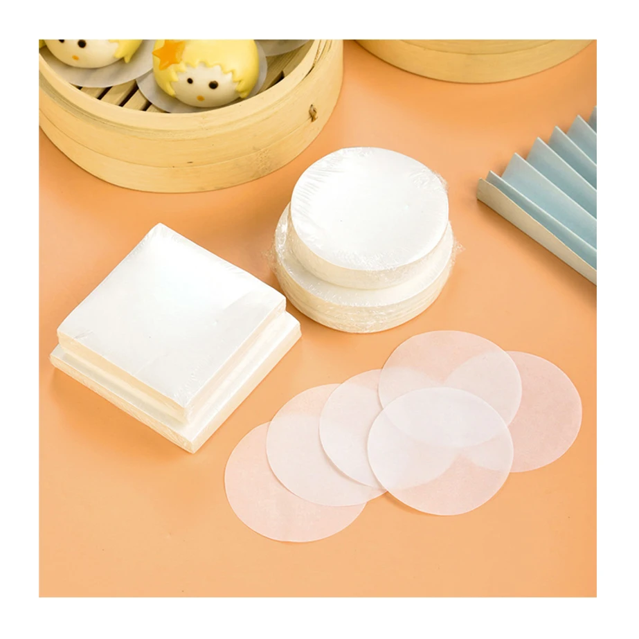 

Steamer paper Silicone/wax coated patty paper is non-stick and oil-proof, and can be staggered/separated between