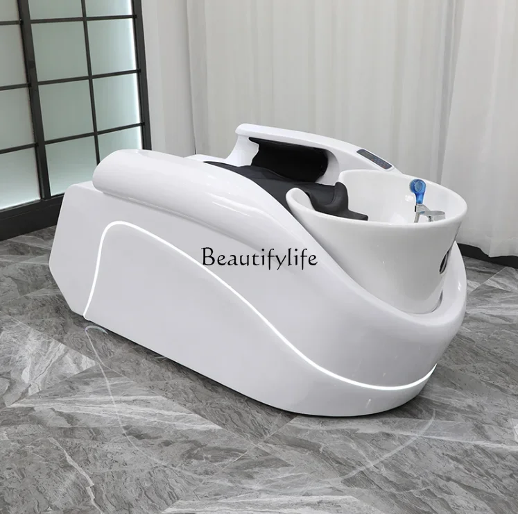 New Smart Full Electric Massage Shampoo Bed High-End Beauty Barber Shop Thai Flushing Bed