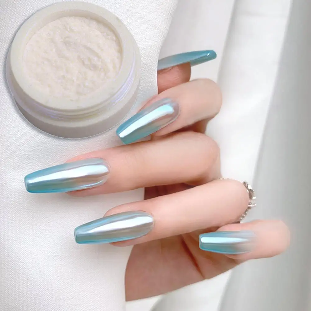 0.3g Versatile Nail Art Powder Nail Accessory Bright Color Eco-friendly Nail Glitter Powder Decorative