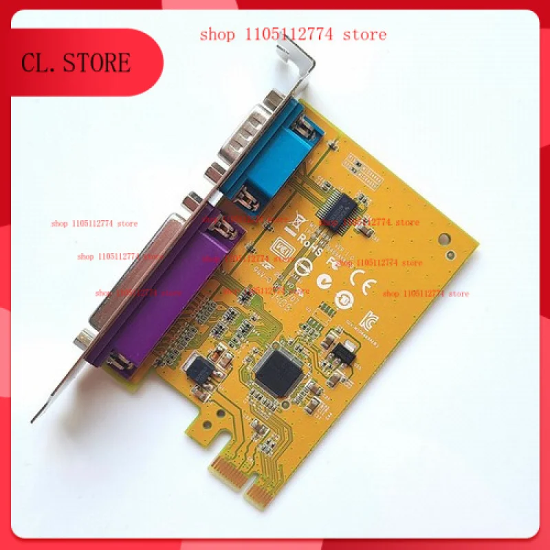 

Используется 2 в 1 для карты расширения PCIe с 1 параллельным портом DB25 и 1 последовательным портом RS232