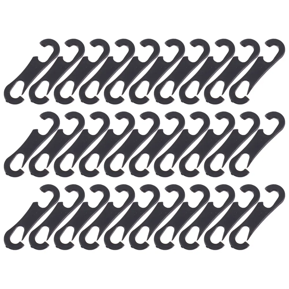 

Car Cover Hook Auto Cushion Fix Hooks Plastic Fastening Hangers Headrest Attachment Easy Install Compact Durable Hooks For