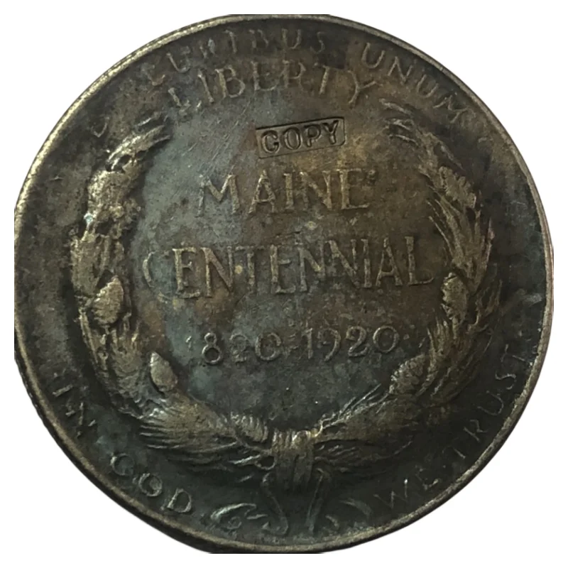 

1820-1920 United States ½ Dollar Maine Statehood Centennial