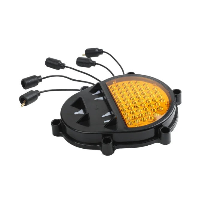 LED Red Yellow Brake Stop Light Rear for Hummer H1 For Humvee For M35 M998 12V 24V Signal Lamp with 5-Wire Replaces 12422958