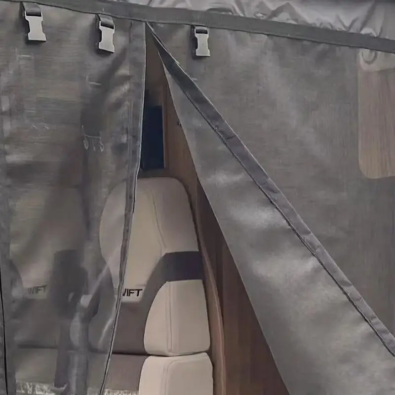 Screen for RV Door Fly Screen Breathable RV Door Mesh Net Curtains Fly Sun Protectors for Travel Vehicle Camping Outside Adults