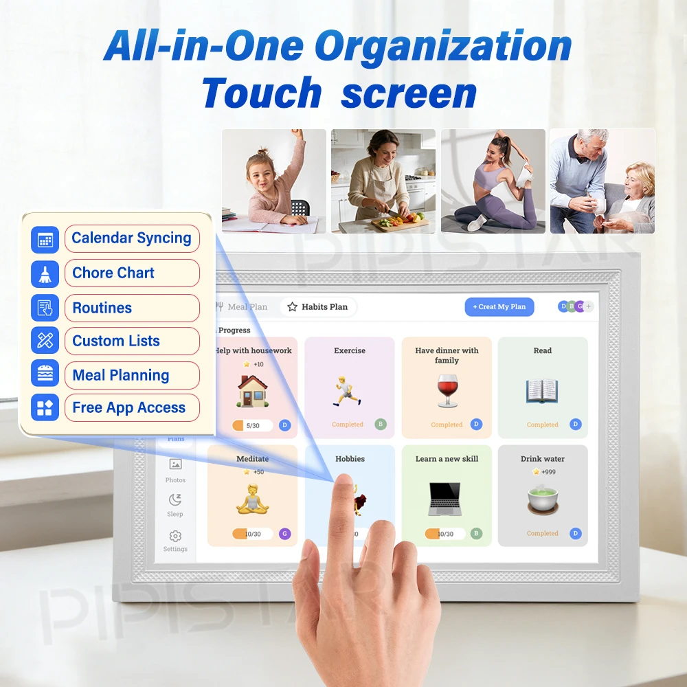 10.1-inch WiFi Digital Calenda - đánh giá và giá Baby Food List