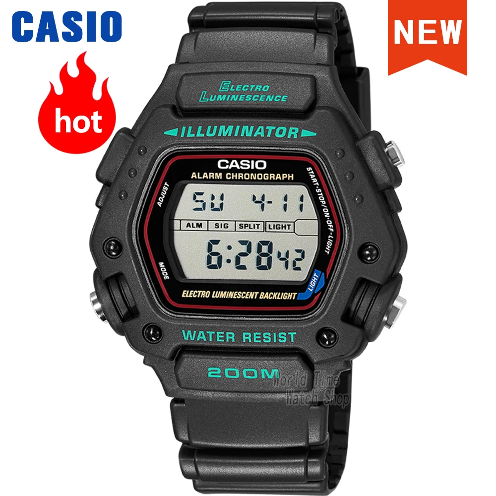 Casio watch for men celebrity homage Outdoor Sports Electronic Multifunction Waterproof 200 m watch reloj mujer DW-290-1V