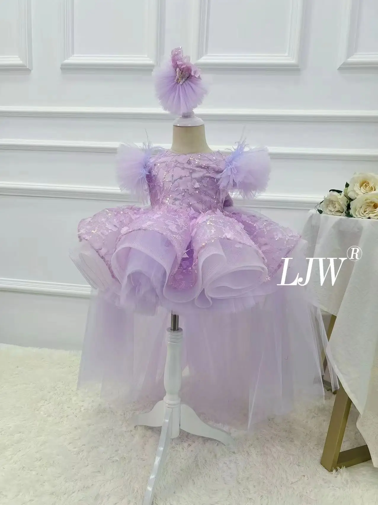 

Элегантное элитное платье Свадебное платье для девочек Банкетное платье Пушистая бабочка с блестками для девочек Роскошная элитная принцесса для особых случаев