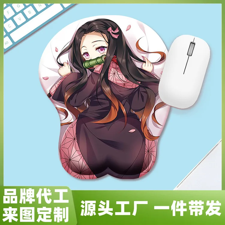 Demon Anime Slayer 3D Wristband Mouse Pad Game Sexy 3D Wrist Rest Mouse Mat