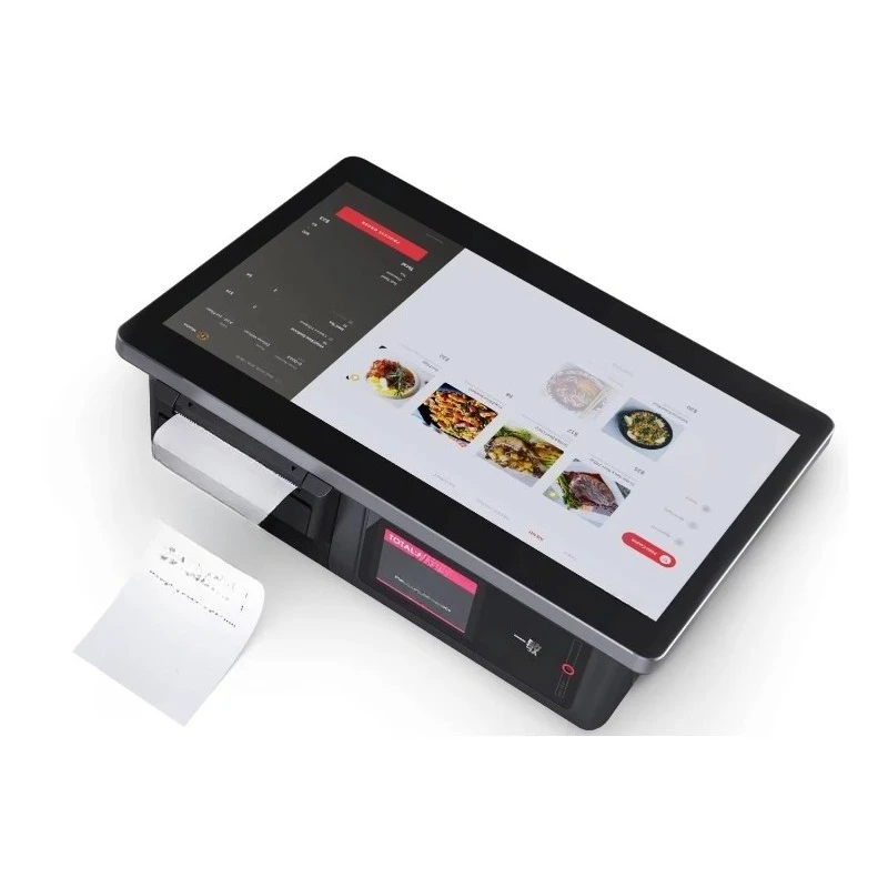 

Торцевая точка 10,1-дюймовый сенсорный экран с светоизлучающим диодом 2,4 NFC + принтер + розничная/ресторановая POS-система QR-код