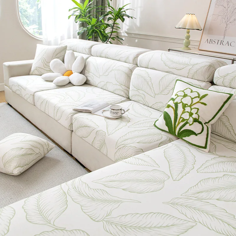 Anti-cat Scratch and Graffiti Ice Silk Sofa Cover Bath Cap Designed To Provide 360° Full Coverage Sofa Cap Living Room Home Deco
