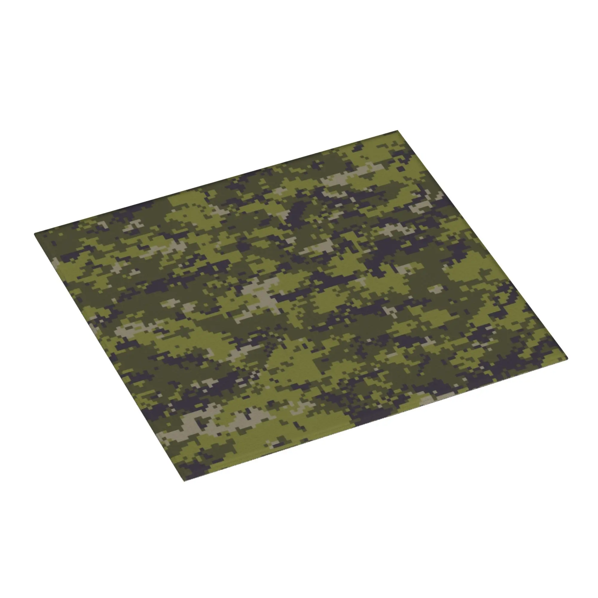 Digital Camo Color Green Swiss Camouflage Drying Mat For Kitchen Waterproof Non‑Slip Oil Proof Reusable Countertop Protector Mat