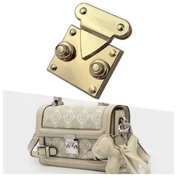 Metal Push Lock para Bolsas, Switch Locks for Purse, Hardware de bagagem, Closure Bag Parts, Zinc Alloy Acessórios