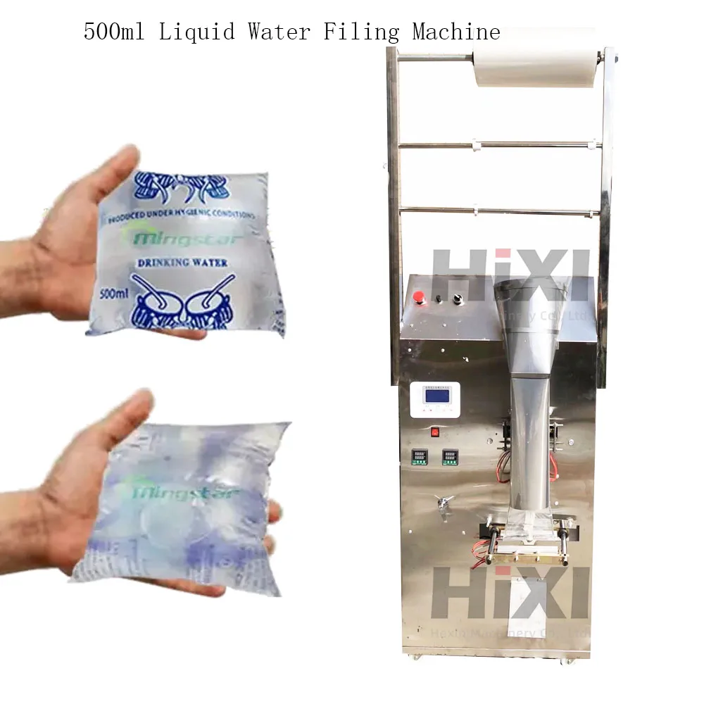 500ml Automatic Ice Pop Sachet Packing Machine Three Side Sealing Bag Package Machine Forming Customized