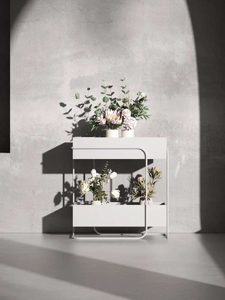 Living room floor-to-ceiling , balcony flower , simple modern flower pot rack, wrought iron green dill rack, plant place