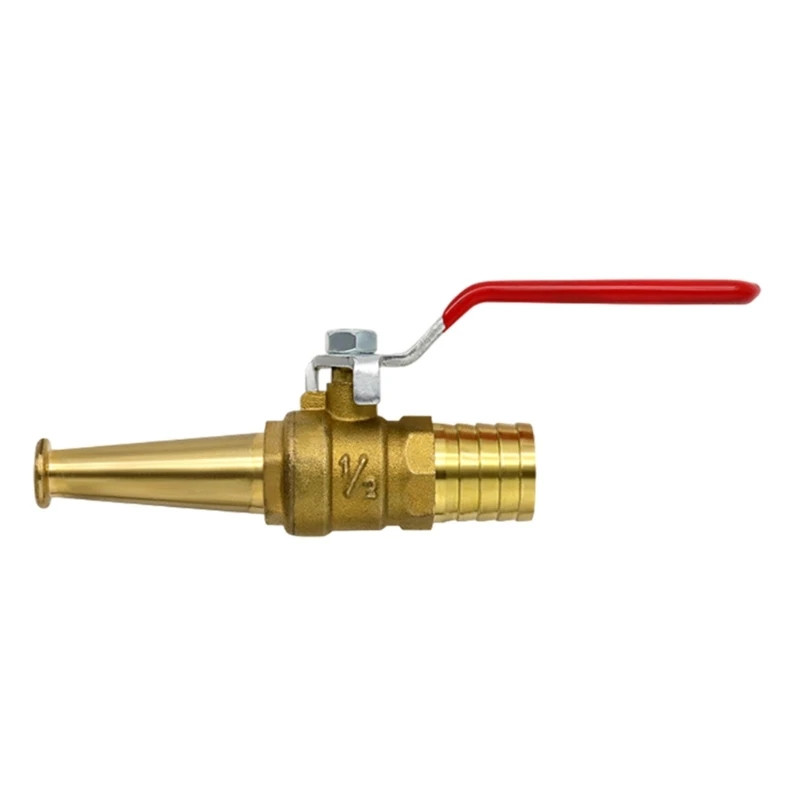 Robuust metalen draaislangmondstuk, hogedrukslangmondstuk met aan-uitkleppen, massief metalen inch connector