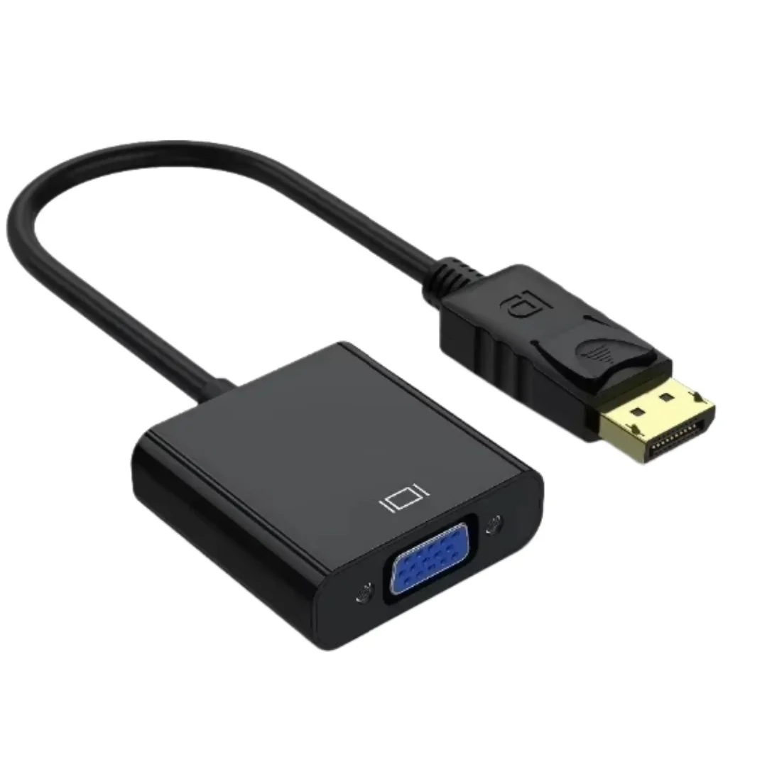 LccKaa DisplayPort Display Port DP zu VGA Adapter Kabel Stecker auf Buchse Konverter für PC Computer Laptop HDTV Monitor Projektor – Detail 8