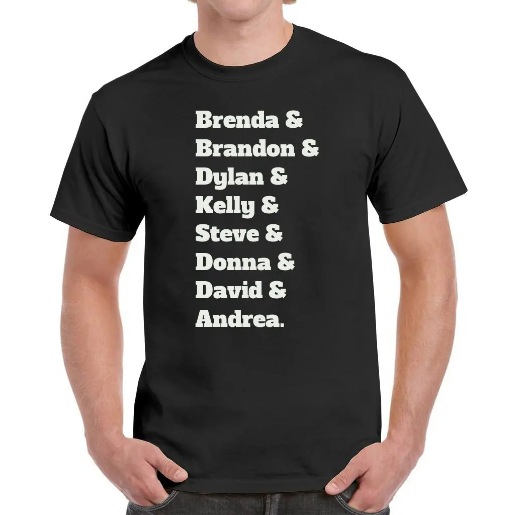 Beverly Hills 90210 inspired Character Names T Shirt