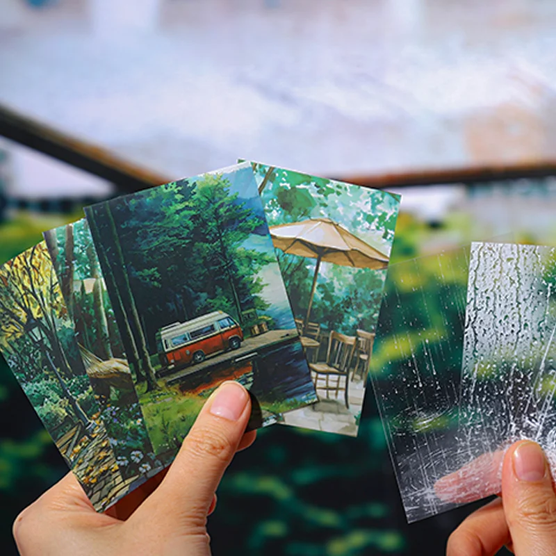 

Mr. Paper Vast Starry Sky Stickers 10 sheets/pack Space Moon Meteor Constellation Landscape Stickers Christmas Birthday Gifts