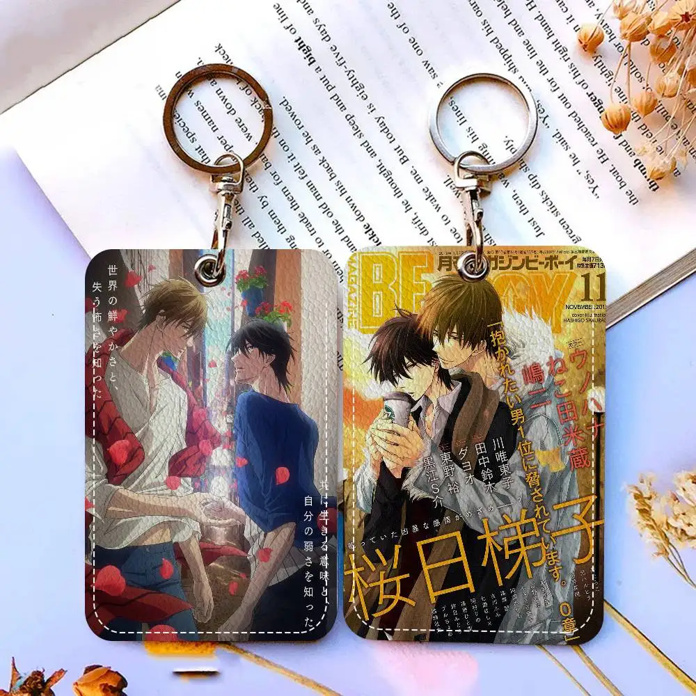 Dakaretai Otoko 1-i Ni Odosarete Imasu المفاتيح حاملي بطاقات كيرينغ البنك حافلة معرف بطاقات الائتمان سلاسل حلقية رئيسية #4