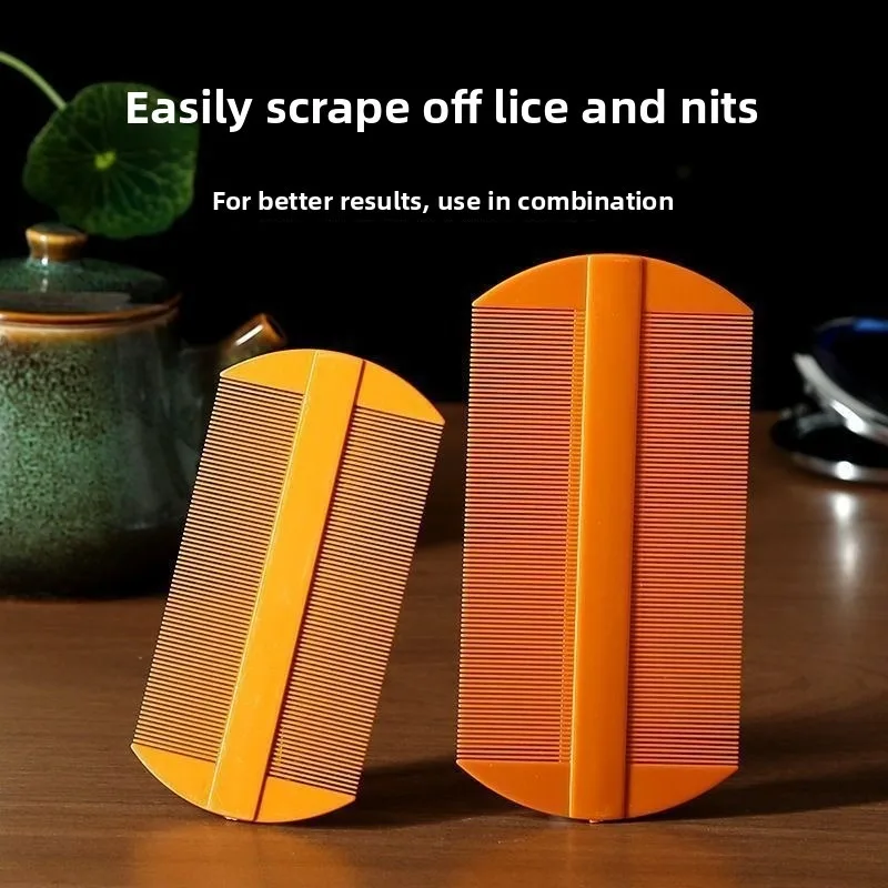Ultra‑Dense Lice Comb Fine Tooth Hair Comb For Adults Kids, Scalp Safe Lice Egg Dandruff Remover Close Teeth Hair
